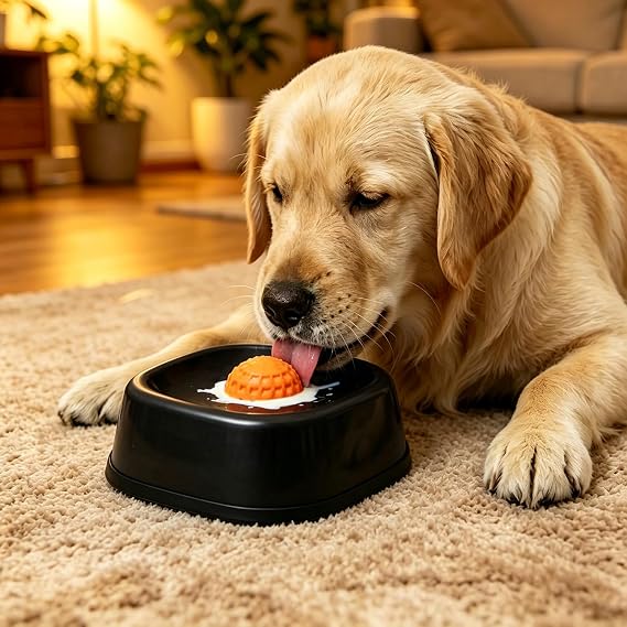 Anti-Choking Slow Feeder Dog Licking Bowl